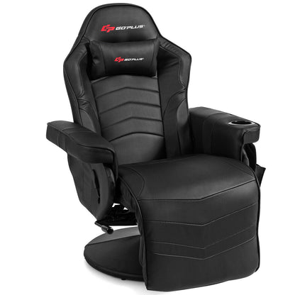 Ergonomic High Back Massage Gaming Chair with 8-Mode Lumbar Massage - 5 Color Options