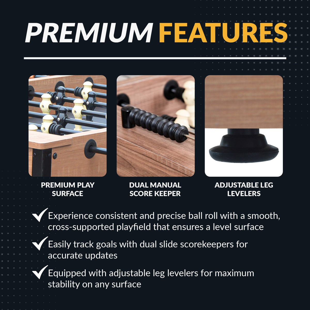Hathaway Daulton 55-in Foosball Table