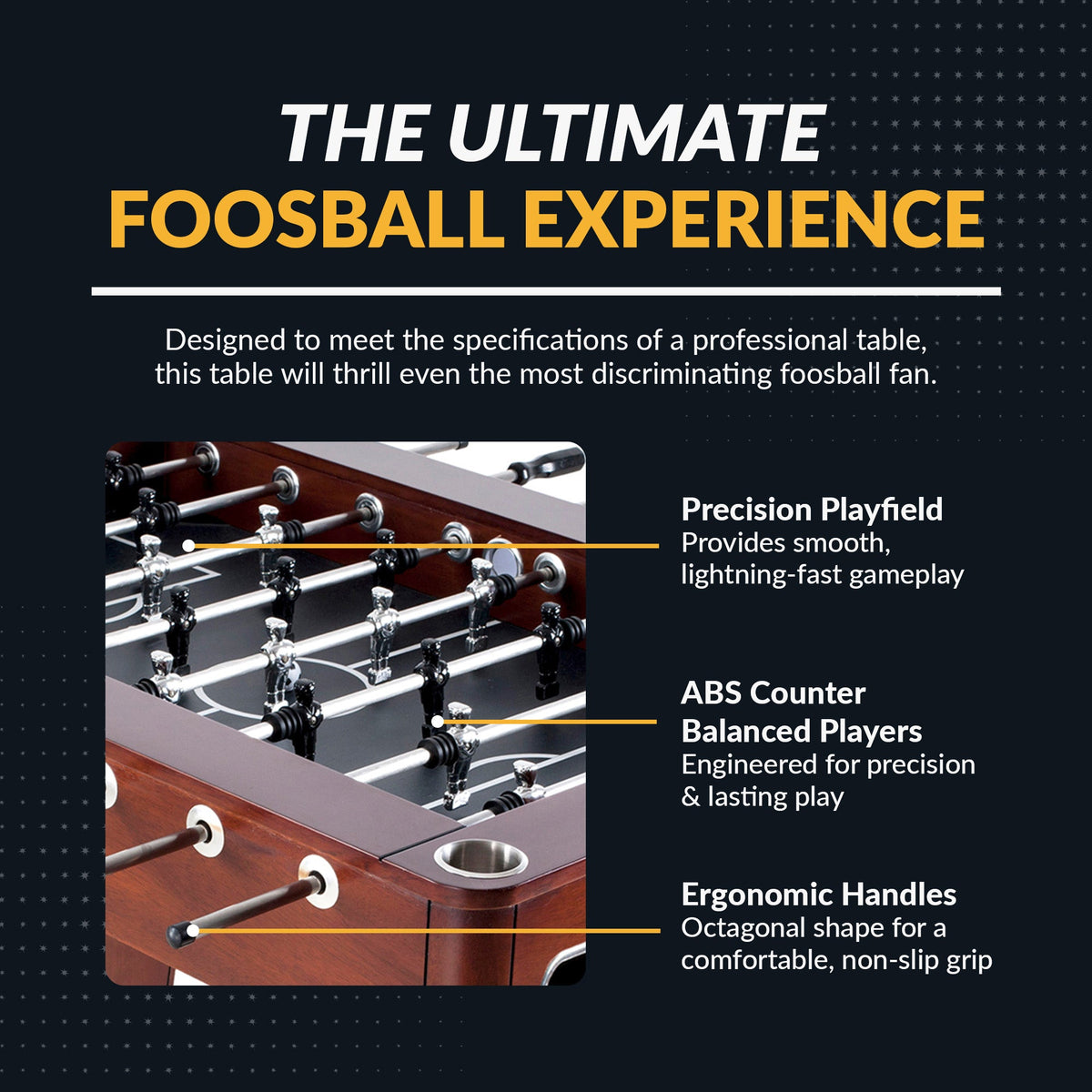 Hathaway Millennium 55-in Foosball Table